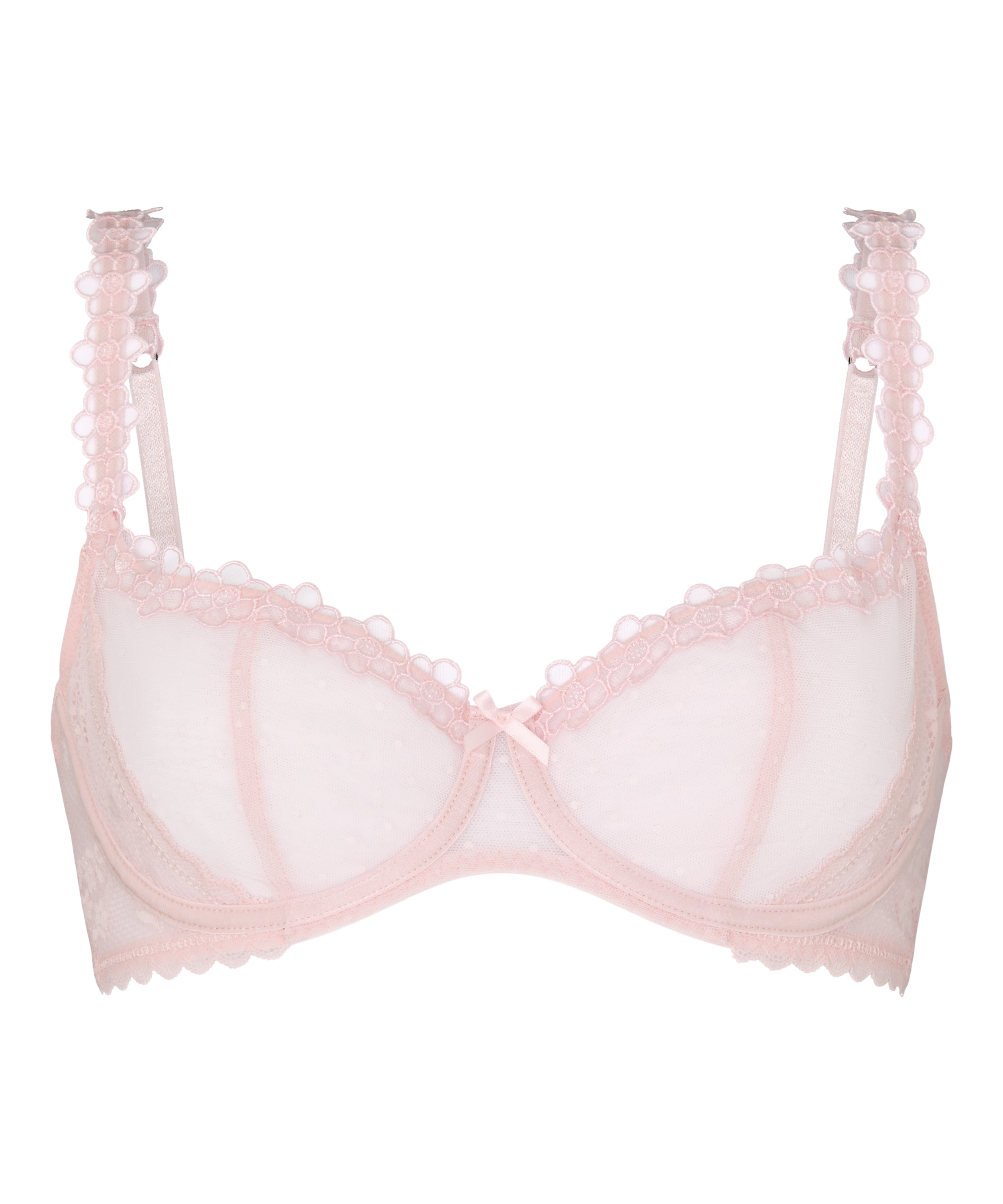 Non-Padded Underwired Bra Eleanora, Pink, main