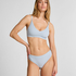 Dianne High Leg Thong, Blue