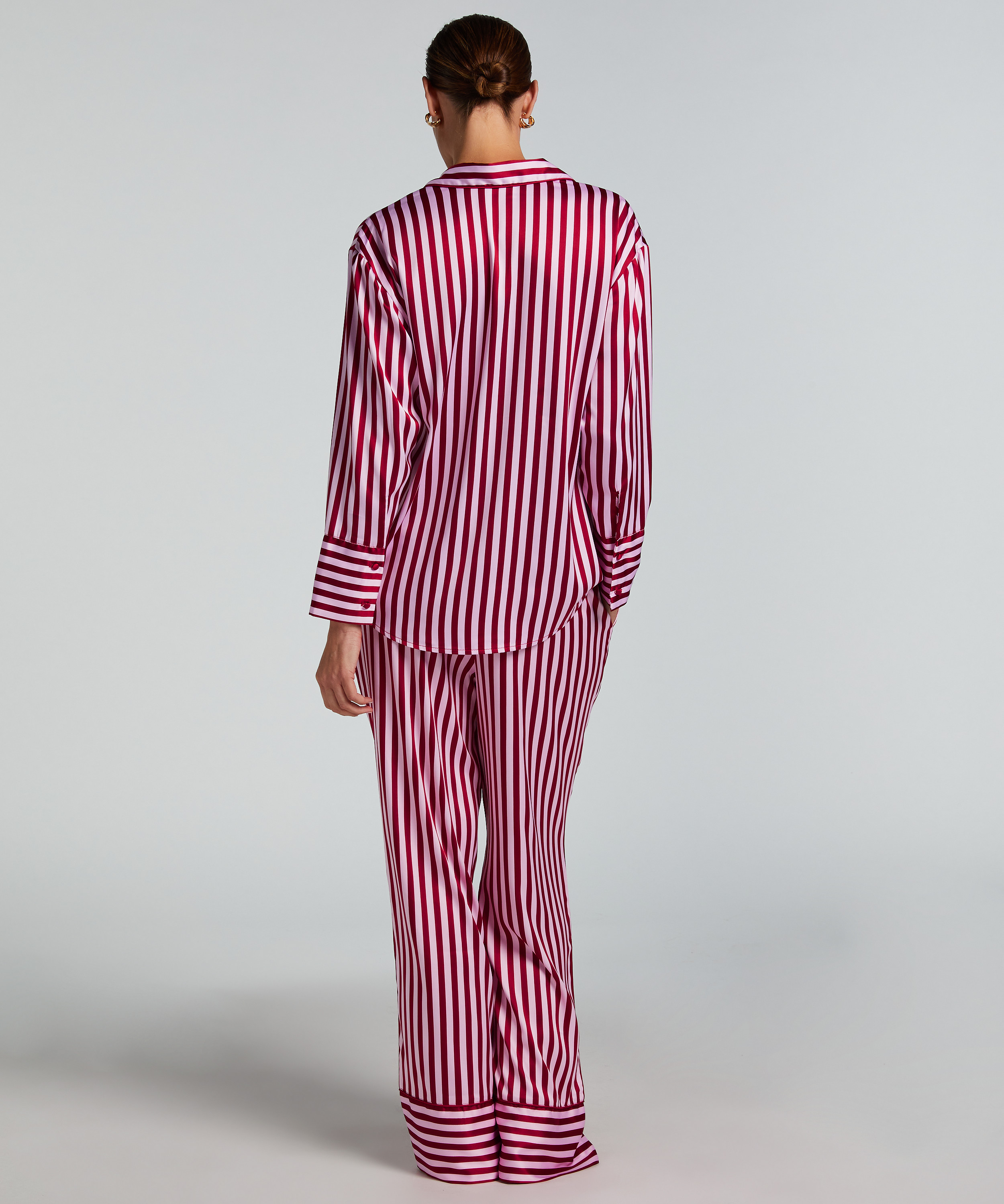 Satin Trousers, Pink, main