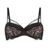 Mavis Padded Underwired Bra, Black