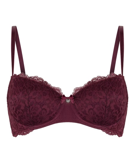 Marine Padded Underwired Bra, Purple