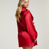 Satin Kimono, Red