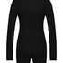 Brushed Short Onesie, Black
