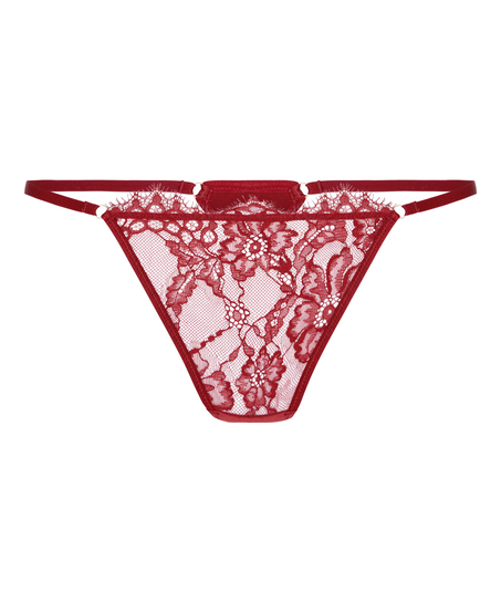 Highleg Thong Cecilia, Red