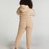 Snuggle Hoodie Fleece, Beige