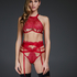 Chasity suspender, Red
