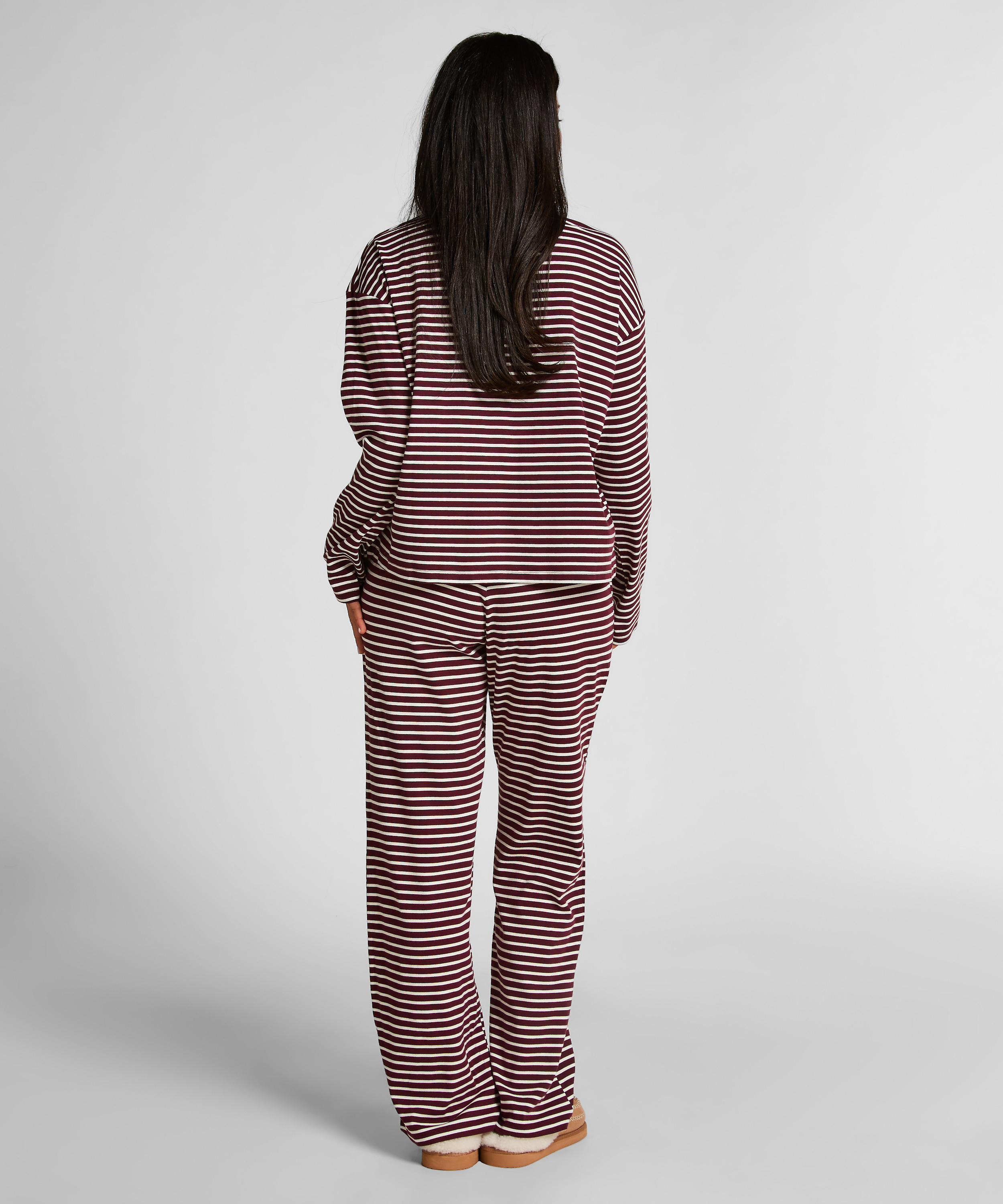 Pyjamaset Cotton Jersey, Purple, main
