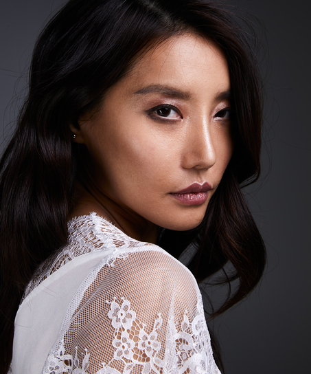 Cap Sleeve Kimono, White