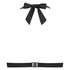 Luxe Triangle Bikini Top, Black