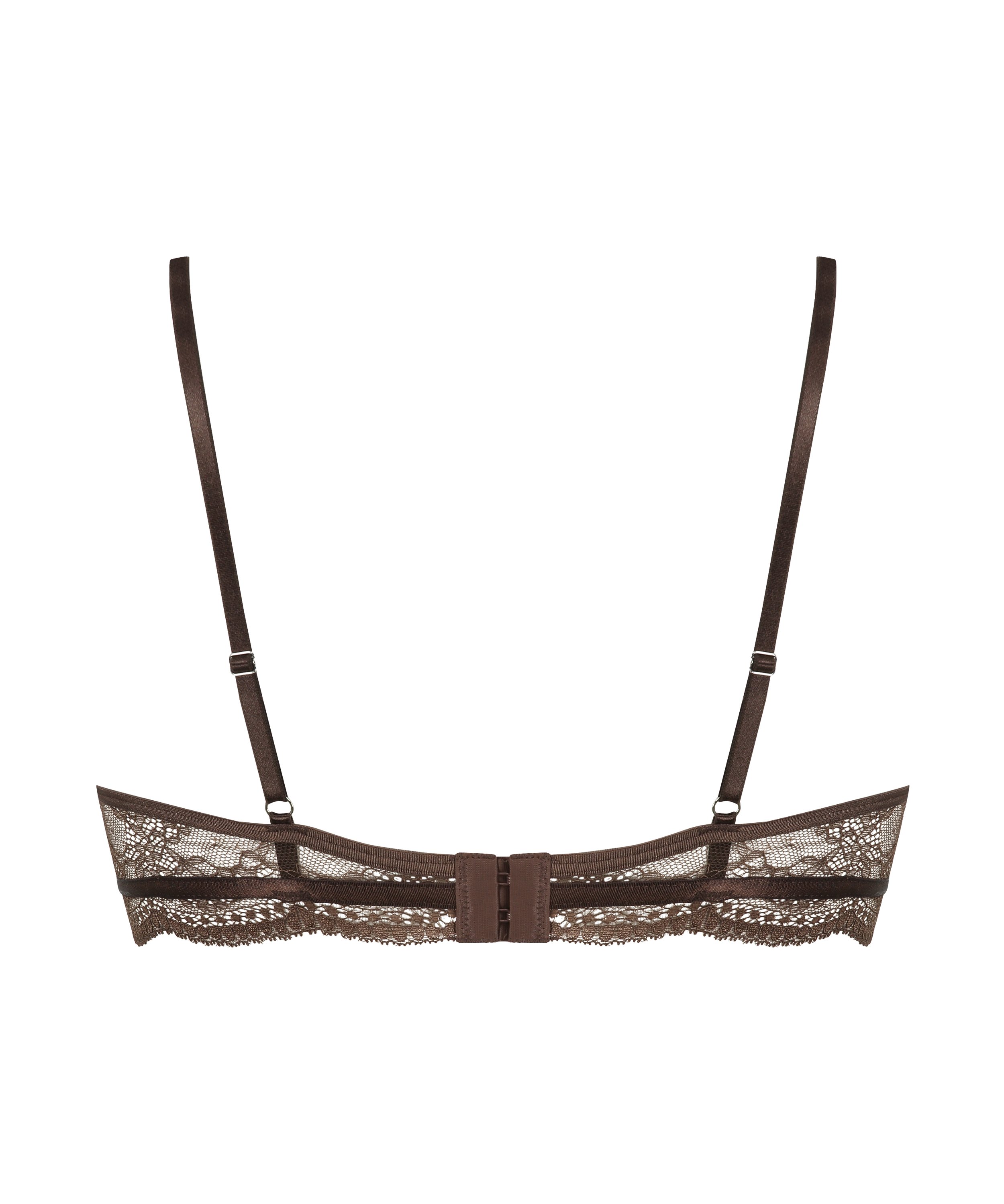 Isabelle Non-Padded Underwired Bra, Brown, main