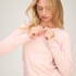 Top Pointelle, Pink