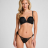 Posie Padded Underwired Strapless Maximizer Bra, Black