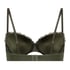 Lola Padded Underwired Bra, Green