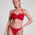 Luna Bikini Top, Red