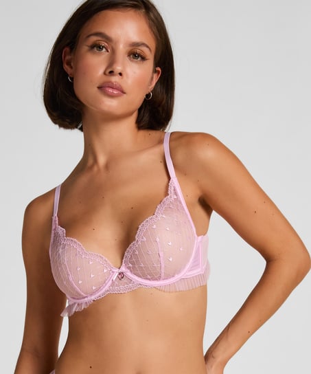 Cordelie Non-Padded Underwired Bra, Pink