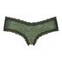 V-shaped Brazilian knickers mesh, Green