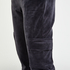 Velvet Jogging Pants Cargo, Gray