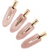 4-Pair Hair Clips, Pink