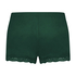 Velvet lace shorts, Green