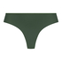Lace Back Invisible Thong, Green