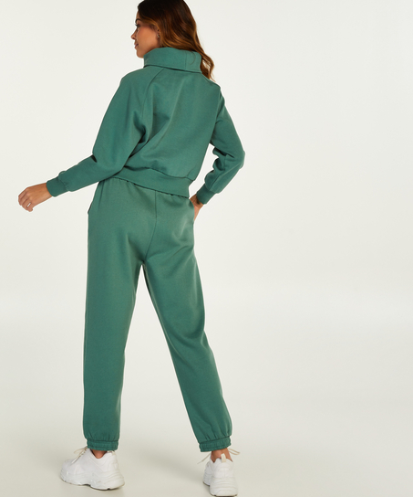 Funnel Neck Sweater, Green