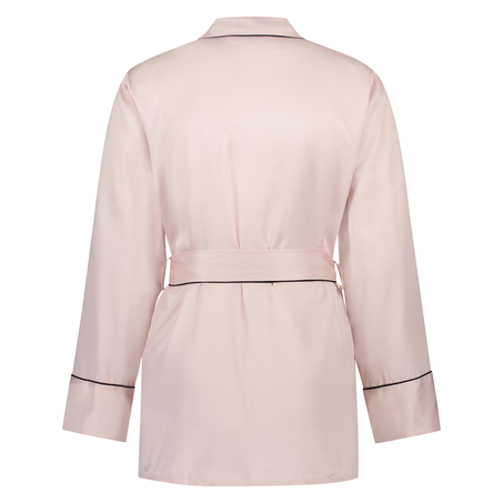Satin Pyjama Jacket, Pink