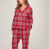 Flannel Pyjama Pants, Red