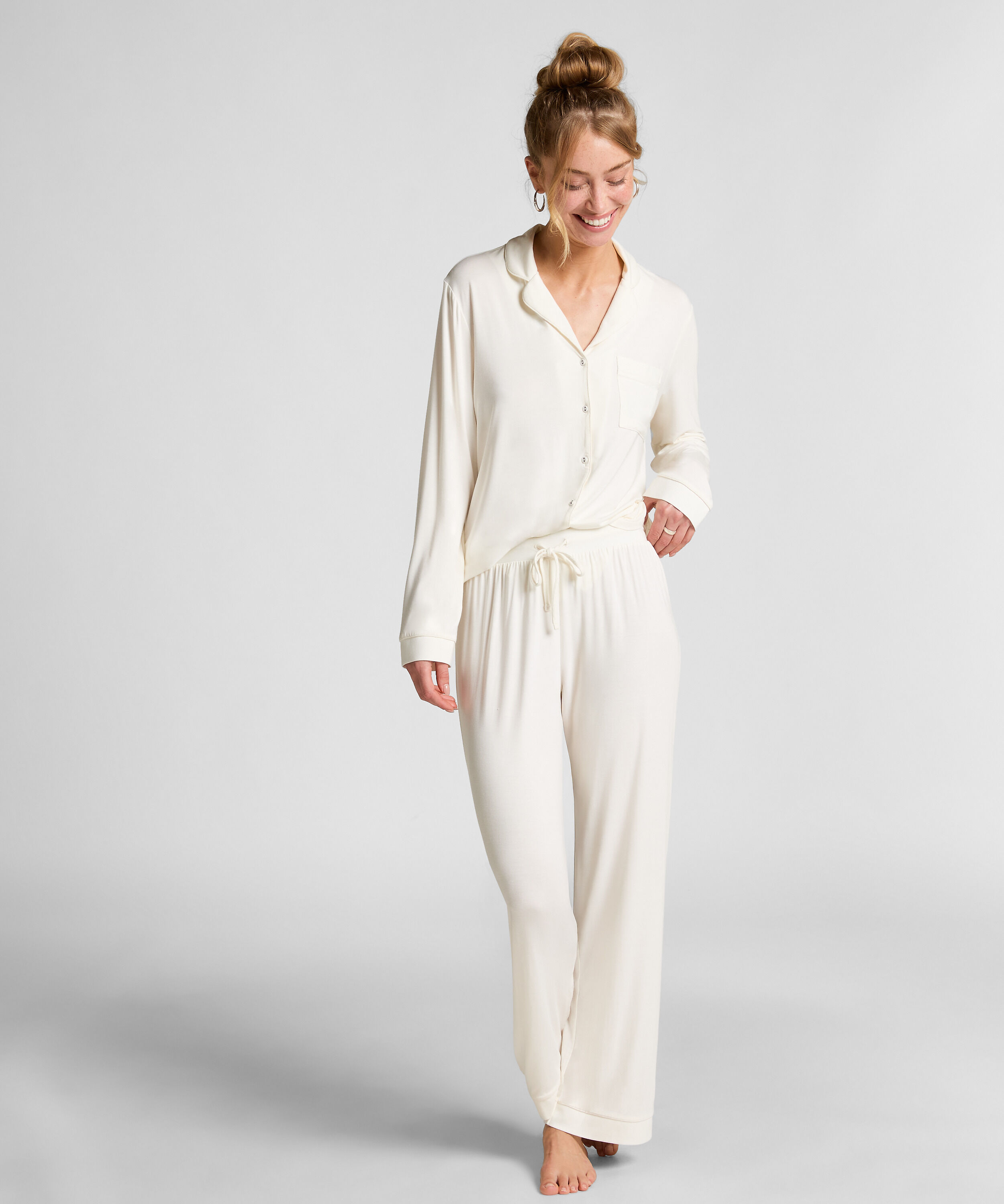 Long peignoir Polaire, Blanc