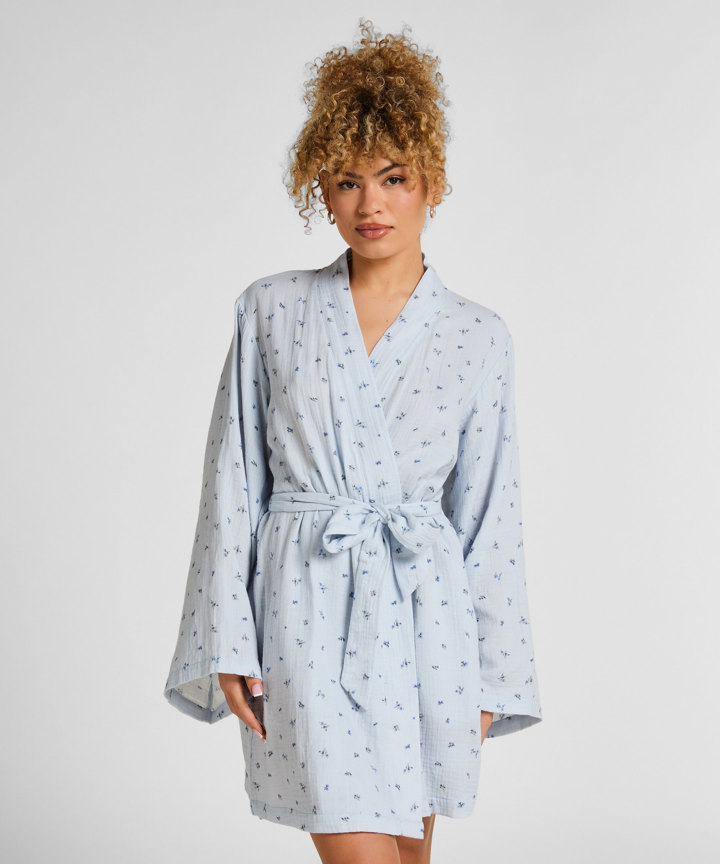 Long peignoir Polaire, Blanc
