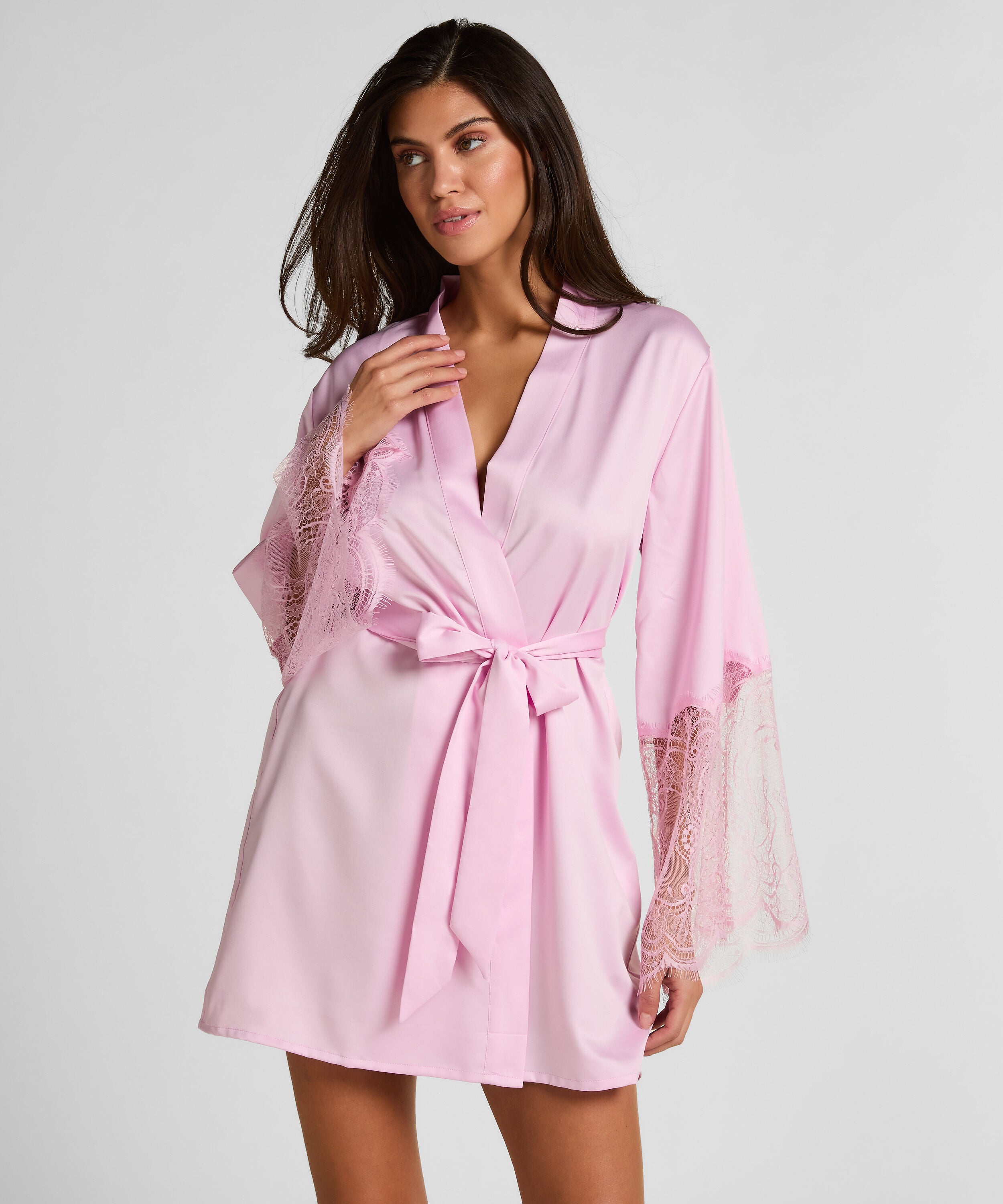 Long peignoir Polaire, Blanc