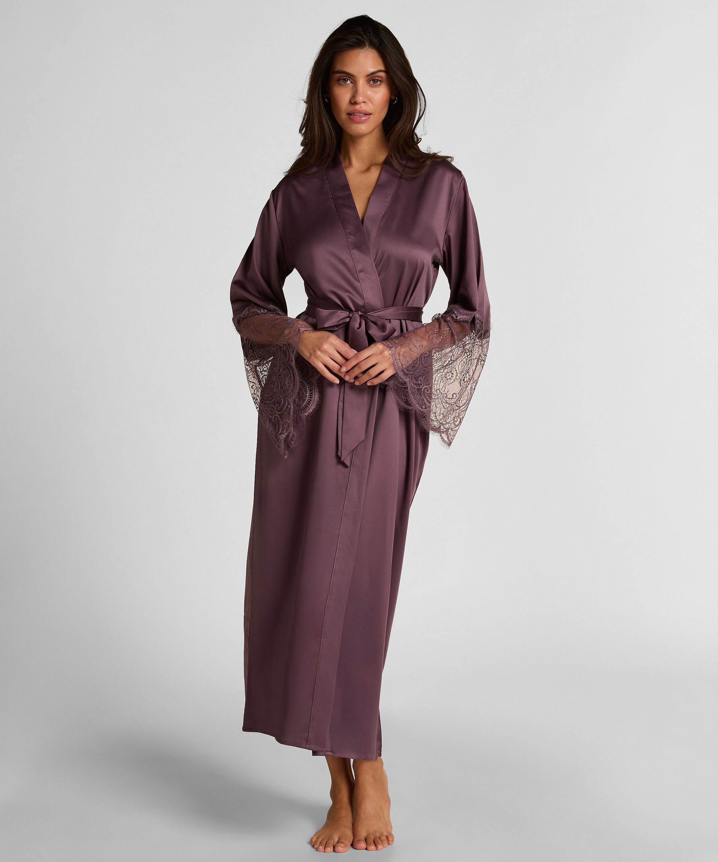 Long peignoir Polaire, Blanc