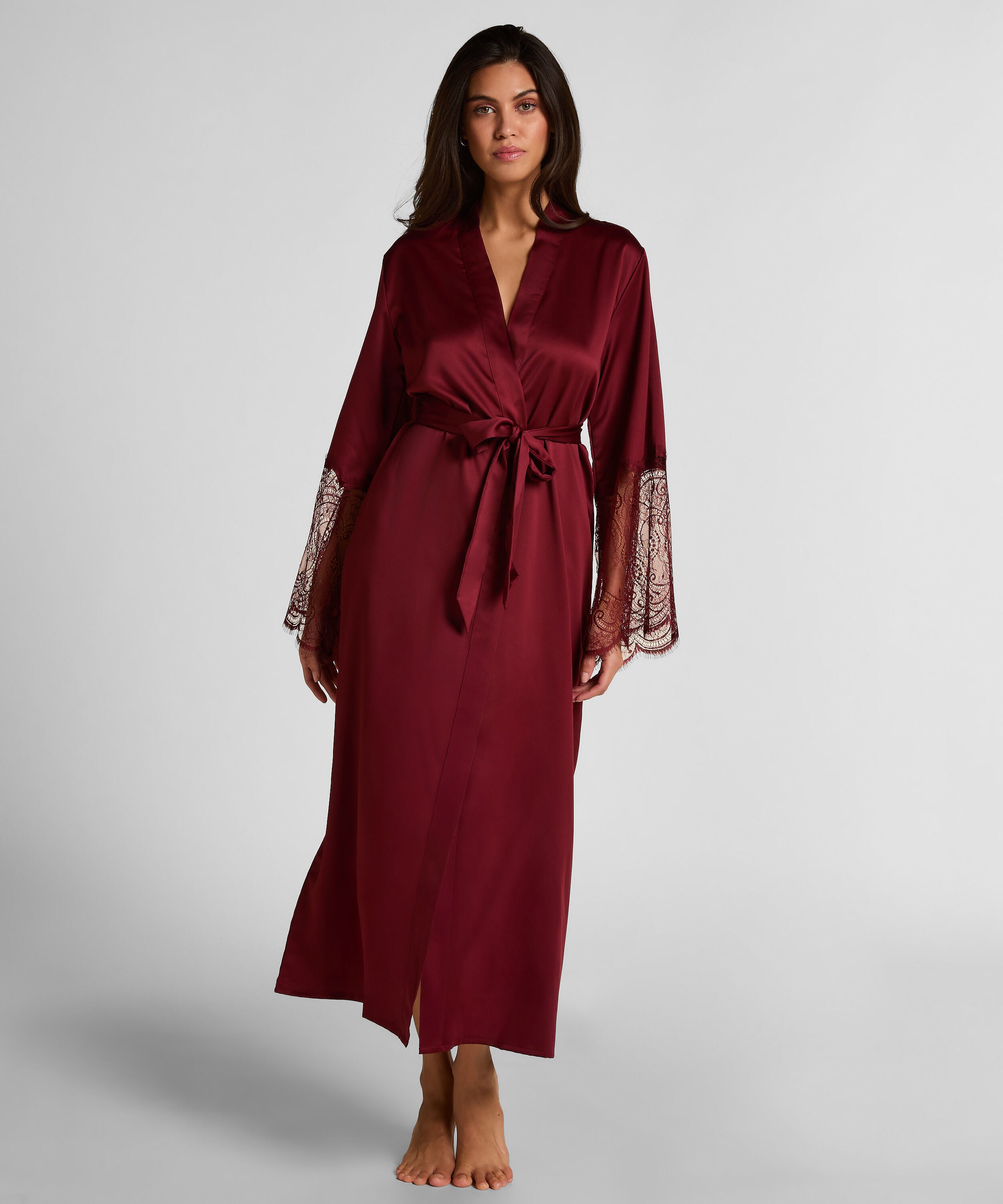 Long peignoir Polaire, Blanc