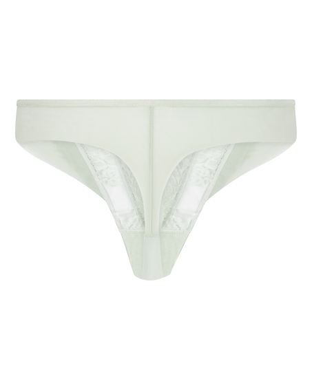 Malou Highleg Thong, Green