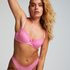 Lola Padded Underwired Bra, Blue