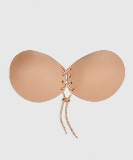Adhesive Push-Up Bra, Beige