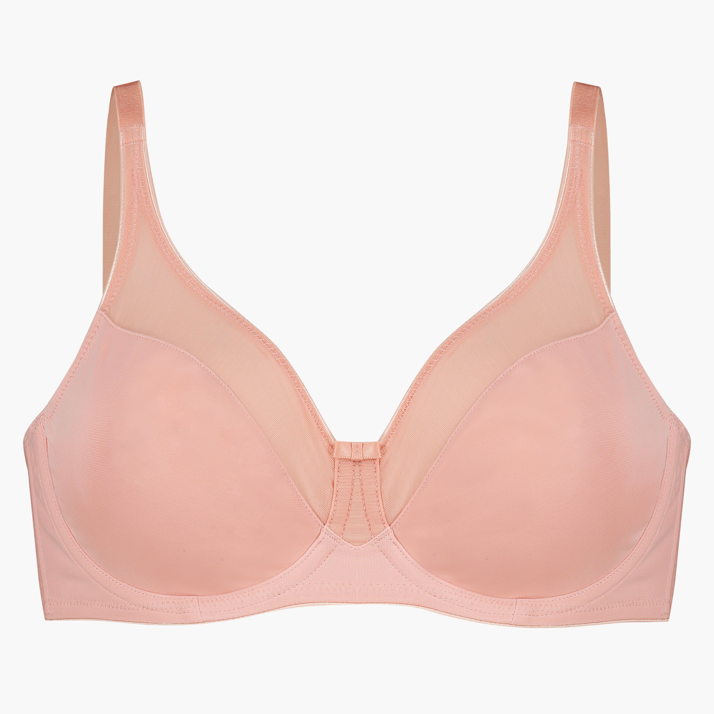 Nina Non-Padded Underwired Minimizer Bra, Pink, main