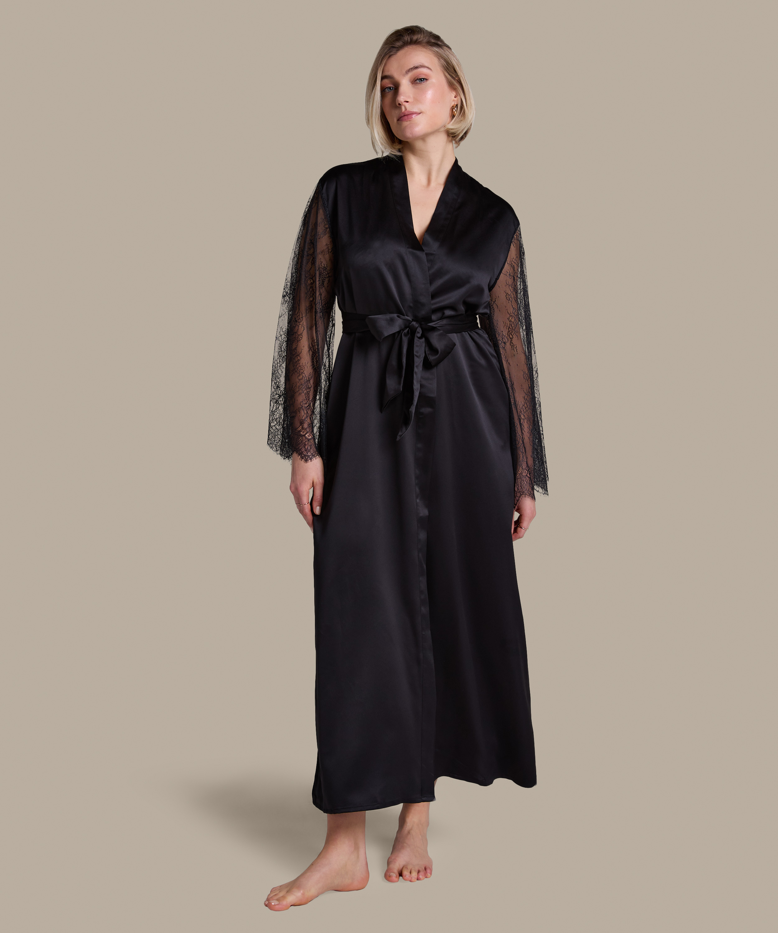 Camille Kimono, Black, main