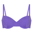 Luxe Padded Underwired Bikini Top, Purple