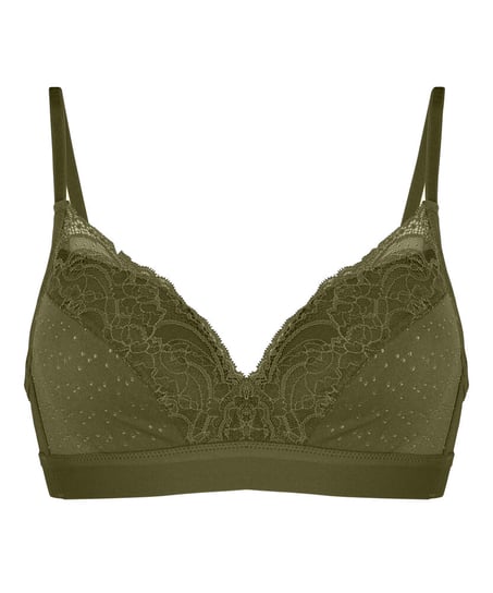 Sophie Padded Non-Underwired Bra, Green