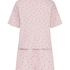 Pyjama Set Cotton Jersey Short, Pink