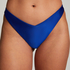 Bari High-Leg Bikini Bottoms, Blue