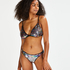 Pride triangle bikini top, Black