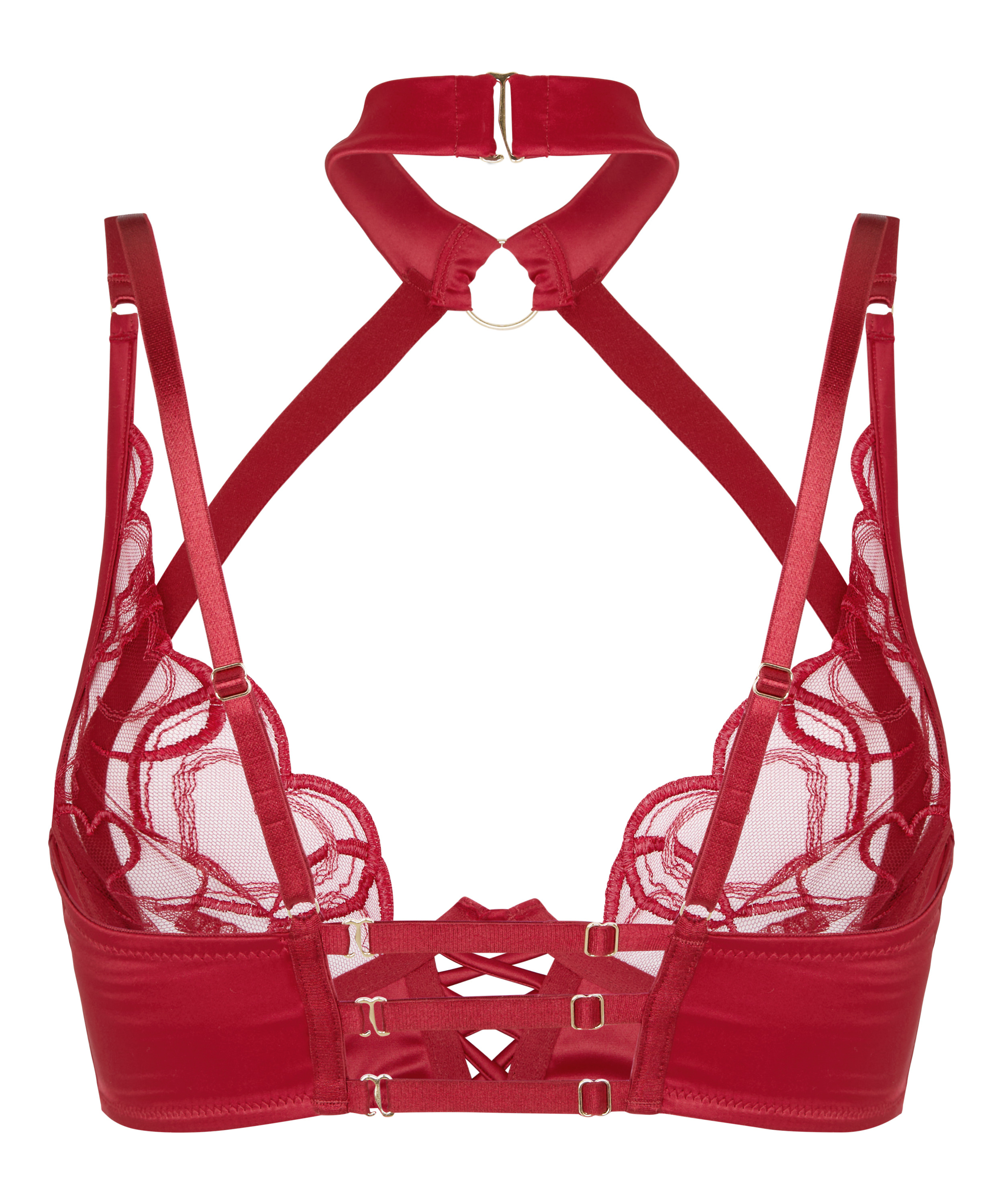 Olivia Non-Padded Underwired Bra, Red, main