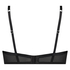 Cardi Padded Half-cup Underwired Bra, Black
