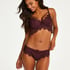 Marilee Padded Underwired Longline Bra, Purple