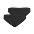 3-pack invisible Brazilian, Black