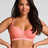 Robijn Underwired Push-Up Bra, Pink