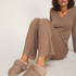 Slippers Suede, Gray