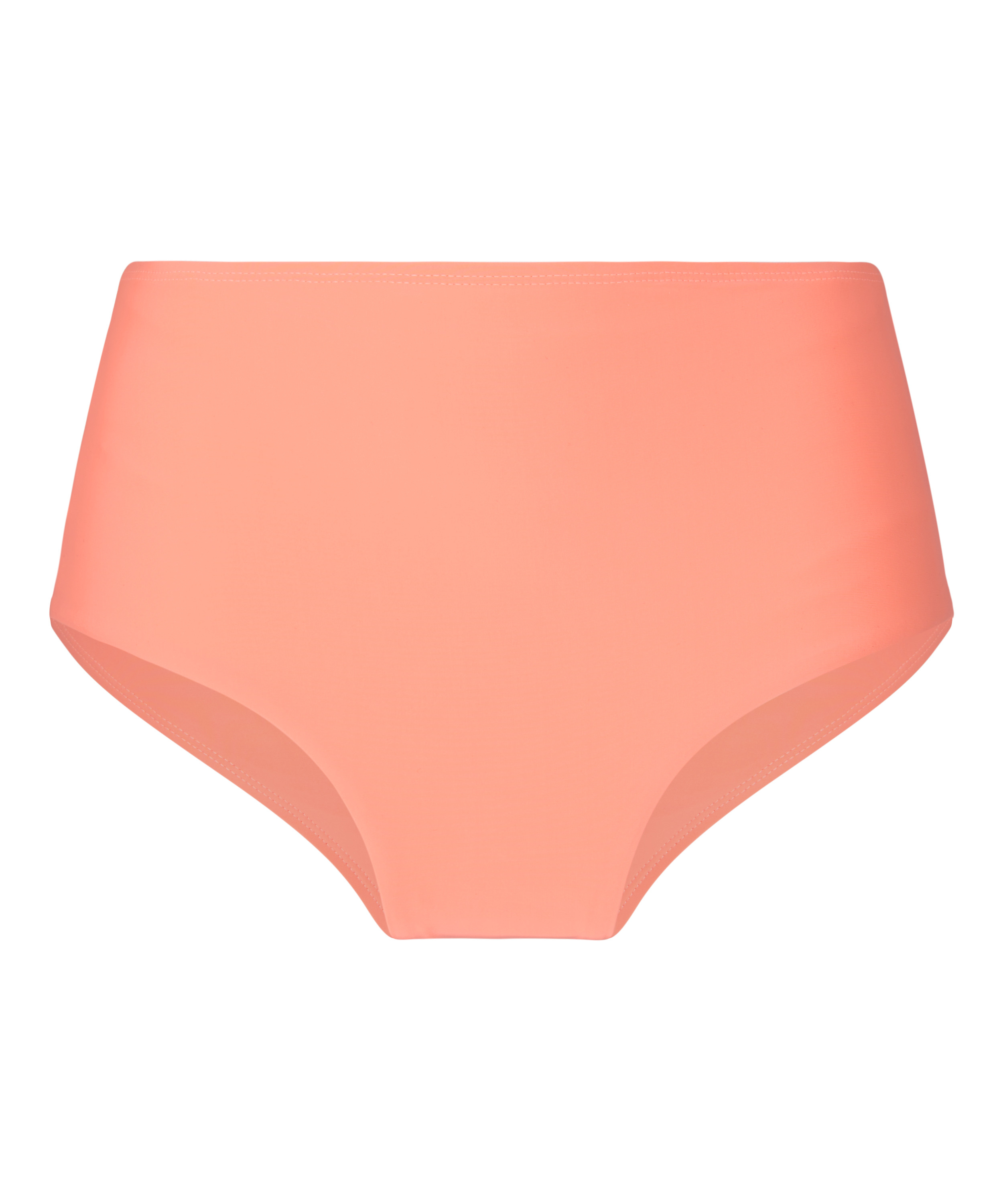 High-Waisted Shaping Bikini Bottom Luxe, Orange, main