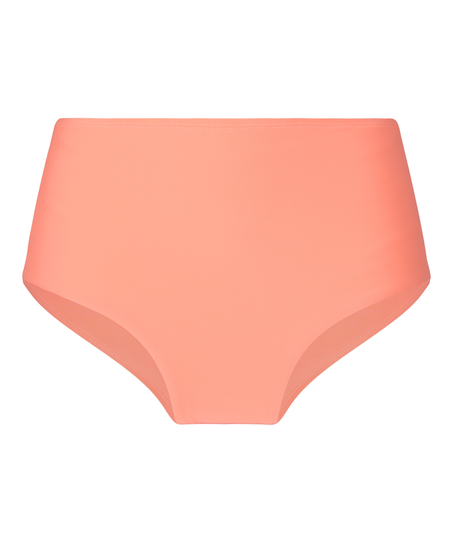 High-Waisted Shaping Bikini Bottom Luxe, Orange